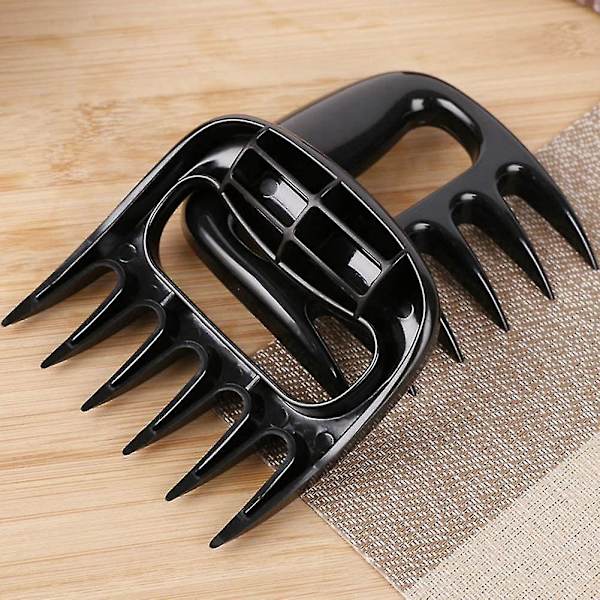 2 stk bjørneklør kjøttskredder for grill, shredder klør, perfekt strimlet kjøtt