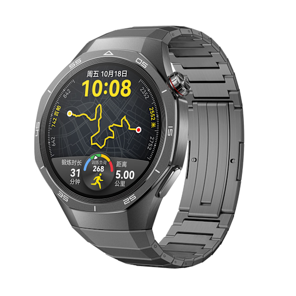 Titanium Klockarmband för Huawei GT5 Pro Gray Gray