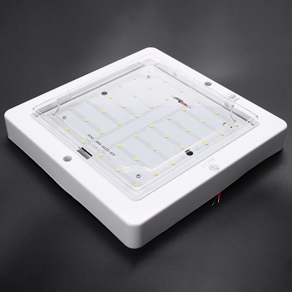 9w 12v Bil RV LED Innvendig Taklampe Taklampe Domelys Varmt Lys