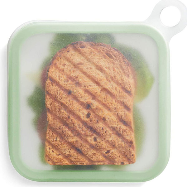 Silikonmatlåda för lunchlådor, återanvändbar påse för måltidsförberedelse, BPA-fri Bento-låda, mikrovågsugn, frys och diskmaskinssäker