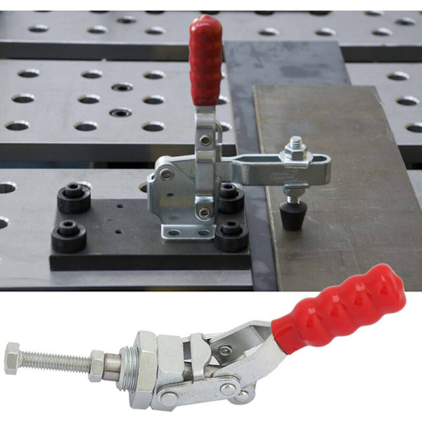 Galvaniserad järn 10mm Push/Pull Snabbkoppling Spännspak 100kg Spännkraft