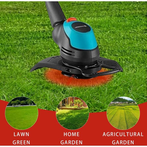 Pakke med 100 PA6 RotorCut erstatningsblader kompatible med Gardena gresstrimmer, plastblader for Gardena trådløs gresstrimmer