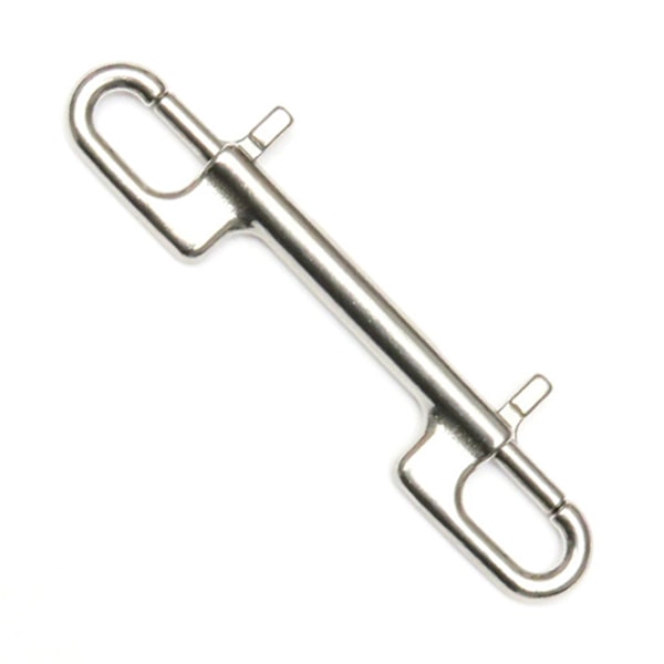3x Dykkekrok Rustfritt Stål Dobbelt Endet Bolt Snap Hook For Dykking Hundebånd Kamera Stropp