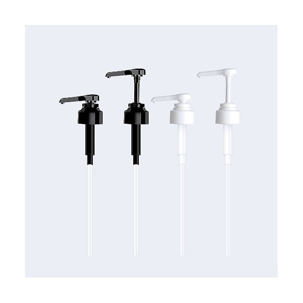 Kaffe sirup pumpe dispenser, 6 pak sirup pumpe til 750ml/25.4 sirup, 3 farver pumper til kaffesirup