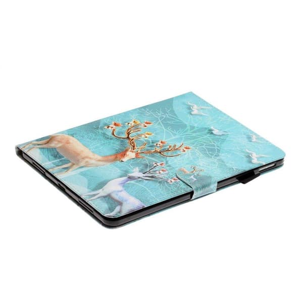 iPad Pro 11 tum (2020) / (2018) coolt mönstrat läderfodral - Älg multicolor