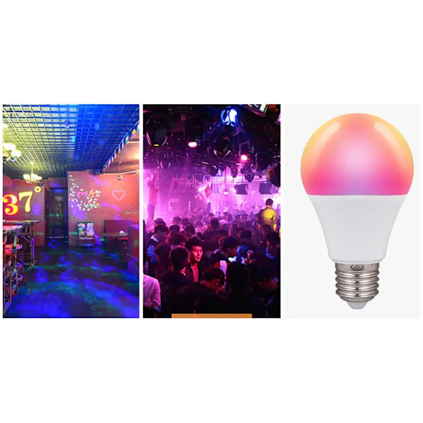 Värikäs RGB-lamppu, 16 väriä LED-kaukosäätimen lamppu, internet-punainen valokuvan himmennys tunnelma lamppu