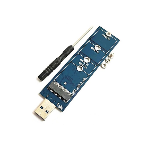 M.2 Ngff Solid State Drive til Usb3.0 Adapterkort M.2 Sata Protokoll B- Mobil Lagring Bare Kort Ada