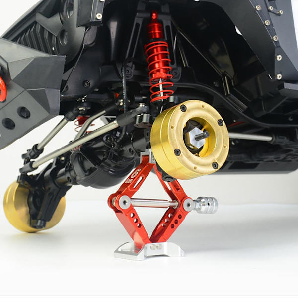 RC-skala justerbara domkrafter i höjd - Simuleringsverktyg för domkraft kompatibelt med RC Crawler Car Simulation Jack Car Jack