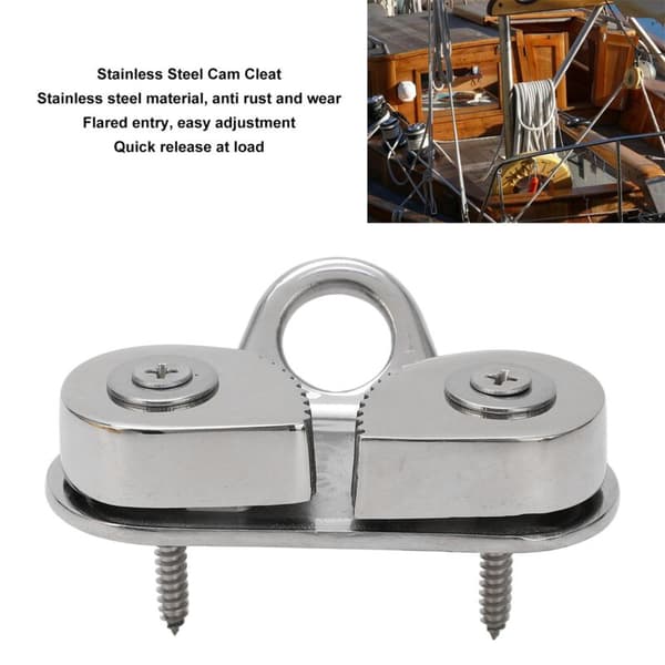 316 Rustfrit Stål Cam Cleat Anti-rust Båd Guide Ring 3-15mm Reb