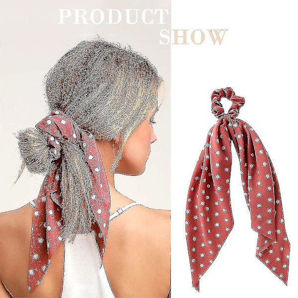 12 kpl hiuspanta hiusscrunchie sifonki kukka hiuspanta nauha scrunchie