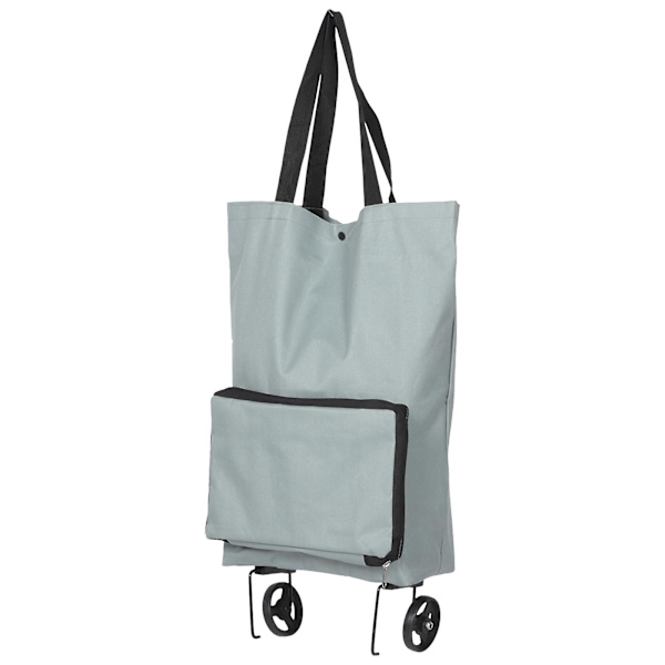 Sammenklappelig Trolley Taske Foldbar Indkøbsvogn Foldbar Indkøbspose Med Hjul