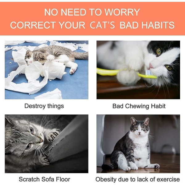 5-pack interaktiva plyschleksaker för kattandborstning - tuggleksaker med kattmynta (6,5 tum)