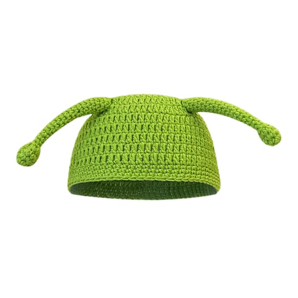 Tecknad monster Shrek Beanie Stickad Mössa Cosplay Prpos Vinter 1
