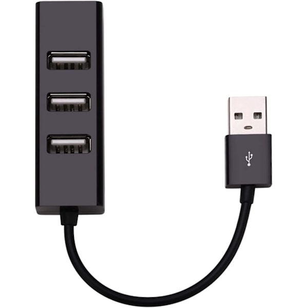 Usb-portfordeler 4-port kompakt bærbar højhastigheds-usb 2.0-datahub til Windows