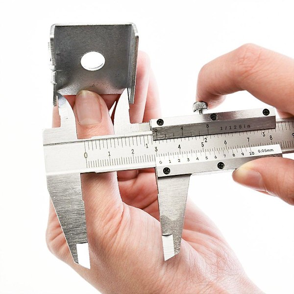 Vernier Caliper Rustfrit Stålmåleværktøj - 0-6 Tommer/150mm