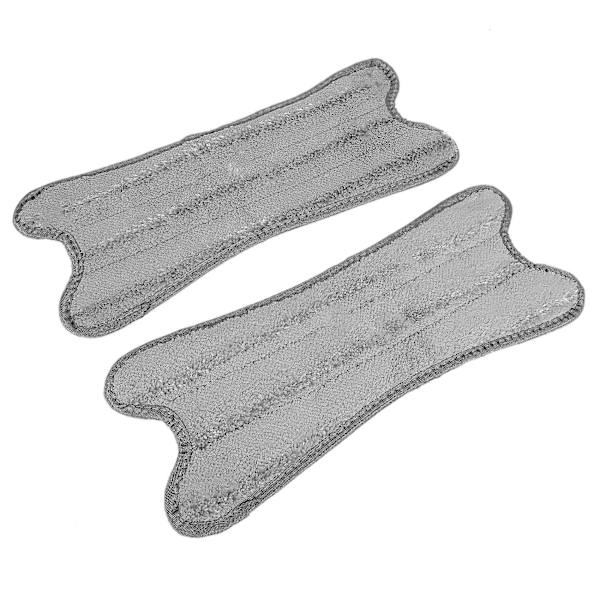 1 set 2 st fiberplatt mopphuvud golvrengöringsduk X-typ ersätt trasa moppduk hushållsrengöring