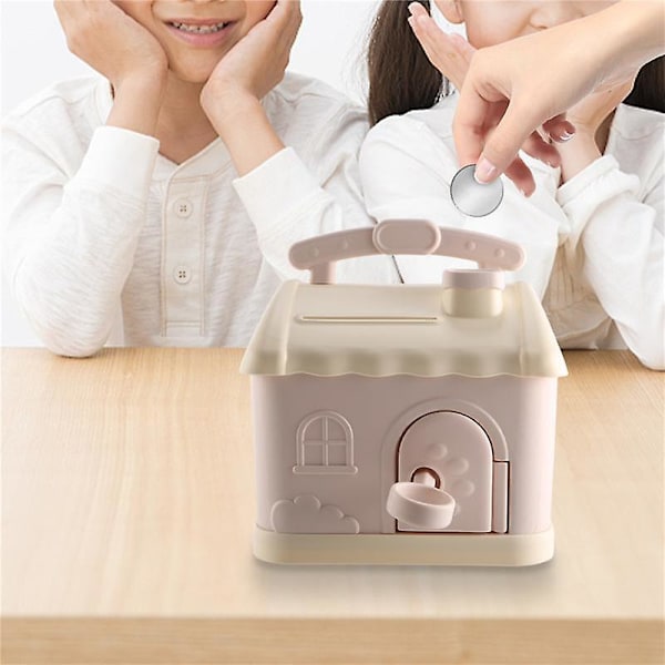 Rahakassa 3D-tarralla Kawaii-pankki Aikuisille Säästölipas Kolikoille Seteleille Syntymäpäivälahja,1