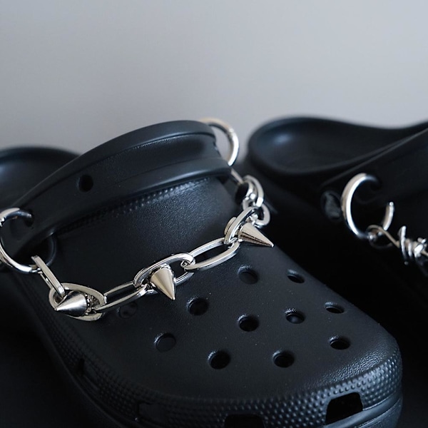 3 stk. skokæder punk snørebånds charms kæder skokæder til sneakers støvler