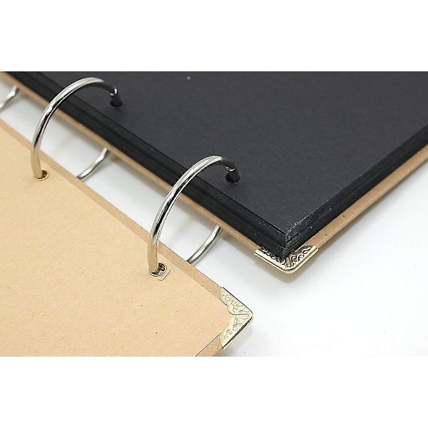 Scrapbook Fotoalbum Diy Retro Bröllop Gästbok Påfyllningsbar Resa Minnesbok Scrapbok
