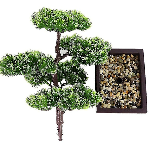 Kunstig Bonsai Træ Kunstig Plante Dekoration Kunstige Indendørs Planter I Potter Bonsai Fyrretræ