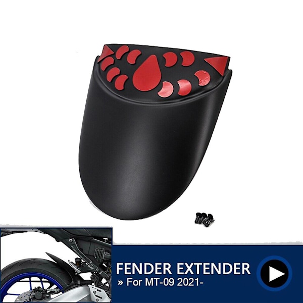 Motorsykkel Bakskjerm Mudguard Forlengelse Mud Guard Extension For Mt09 Sp Mt 09 2021 - Tilbehør