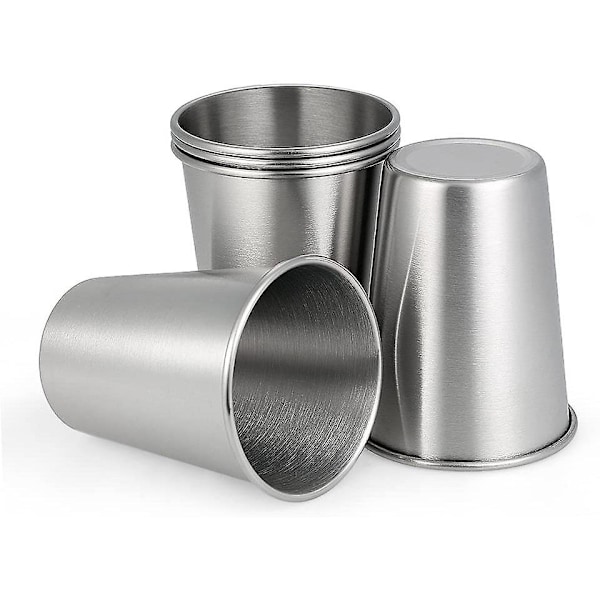 5 stk. Rustfritt Stål Kanne Rustfritt Stål Kanne Stabelbar Kanne 350ml