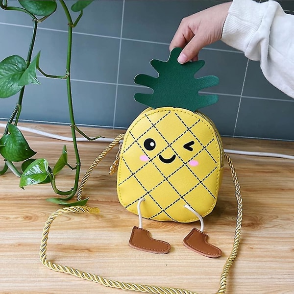 Barnväska Mini söt liten djävul PU läder axelväska myntpåse leksaker för pojkar flickor present