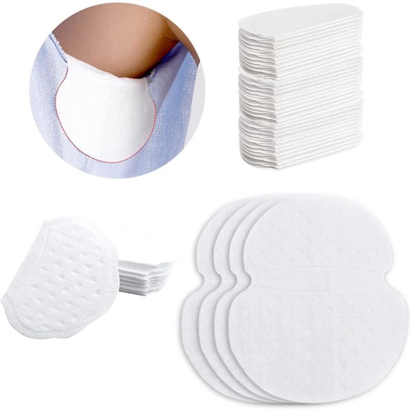 Osynliga svettabsorberande armhåle-pads - 120-pack engångs armhåle-pads för män och kvinnor