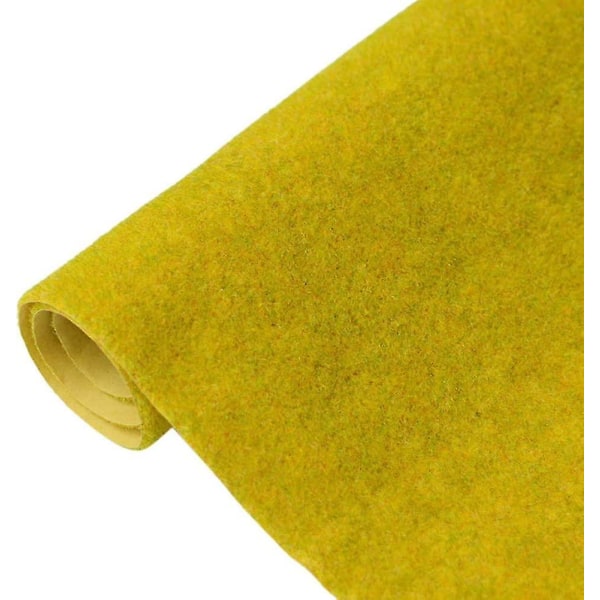 Kunstig dekorativ græstæppe, model græsmark, miniature have tæppe 100 x 40 cm farve 2