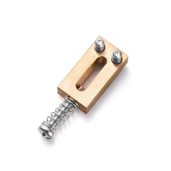 1 Set Elektrisk Gitarr Tremolo Stall Mässing Sadel 10,5 mm 6 st För St Style Gitarr Stall Replac