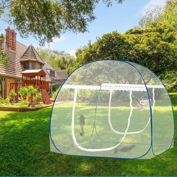 Myggenet til seng, pop-up til terrasse, soveværelse, campingture