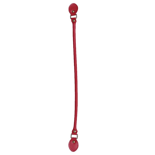 40cm Ko Læder Håndtaske Håndtag DIY Syning Tote Taske Udskiftning Rem Taske Bælte til Kvinder Pung Håndværk (Rød)