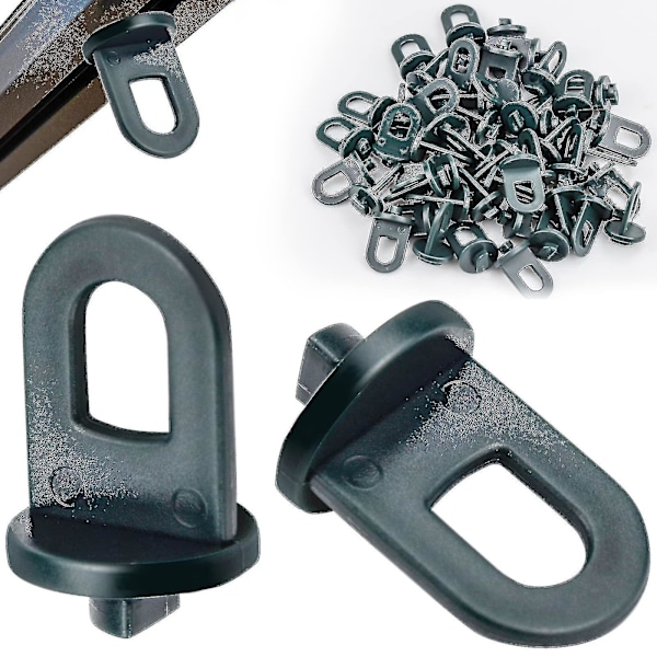 Växthus krok plast växthus vrid clips 50st växthus clips skuggning clips för hängande korgkruka