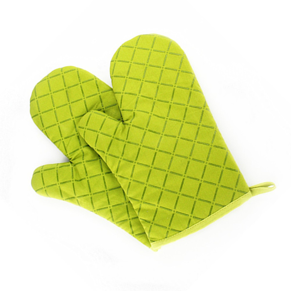 Ugnsvantar, Premium Värmebeständiga Kökshandskar Bomull & Polyester Quiltade Överdimensionerade Vantar, 3 Par