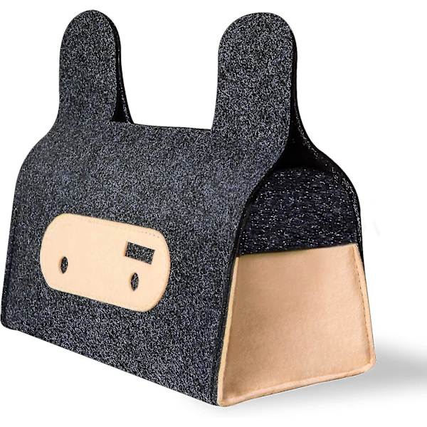 Filt Tissue Box Tegneserie Papir Håndklæde Box Cover Serviet Tissue Facial Taske Serviet Holder Som Bord D
