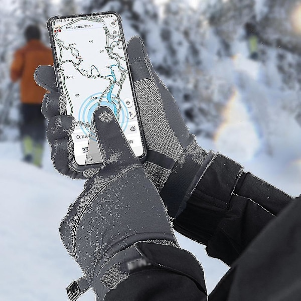 Vanntett Pureh for menn og kvinner, varm vinter med sensitive fingertupper