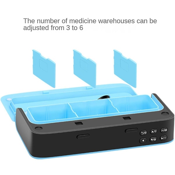 Pilleæske Smart Elektronisk Medicin Pilleæske Tids Kapsel Ugentlig Pilleæske Sundhed Rejse Sundhedspleje,