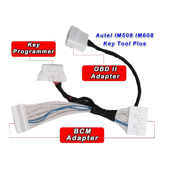 40-kabel 4a Smart Key-kabel för Obdstar Im508 Im608 K518 Key Tool Plus Sylphy B18 Xtrail T33