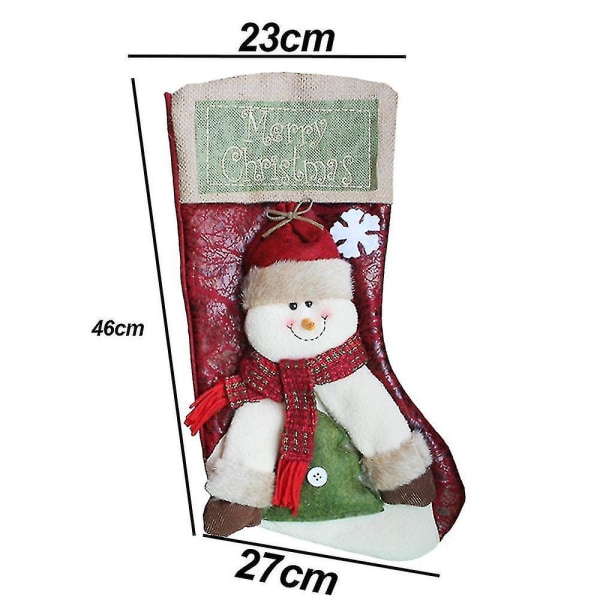 Hengende strømpe for jenter gutter Xmas tre mantel festdekor