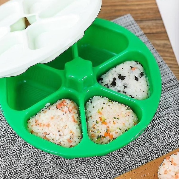 2 stk. 6 i 1 Sushi Trekant Onigiri Bento Box Form