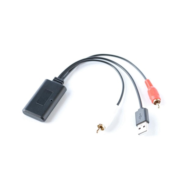 Auton yleinen langaton Bluetooth-moduuli Musiikkisovitin Rca Aux -äänikaapeli Usb-virtalähde