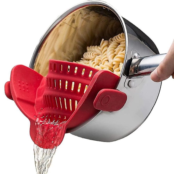Gryte- og pastasil - Justerbar silikonklips