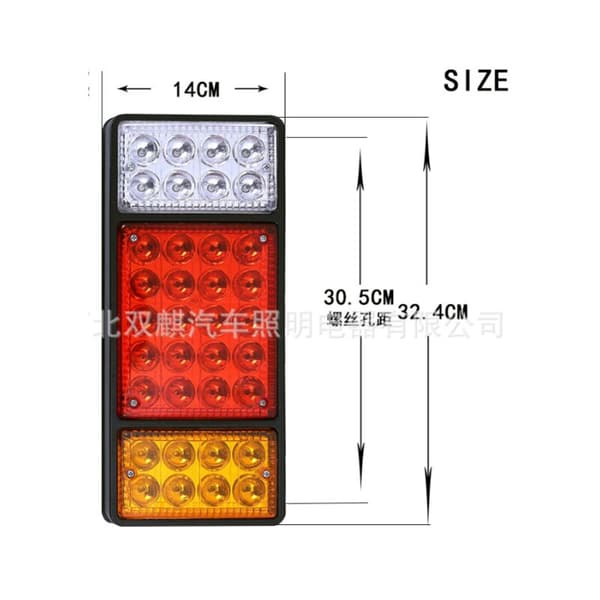 stk. 36 LED 12V Bil Baglygter