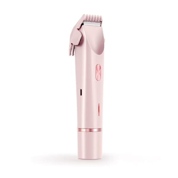 2-i-1 Bikini Trimmer för Kvinnor - Vattentät Elektrisk Rakapparat Typ-C Rosa blue