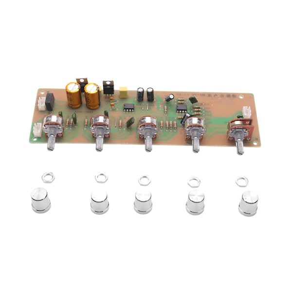 2.0 Hifi Audio Preamplifier Board Midrange Treble Balance Justerbar Audio Preamp Board Med Tone C