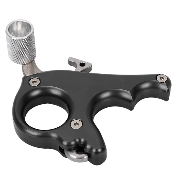 Bue Skyting Release Aid 3-Fingergrep Tommel Trigger for Compound Bue Tilbehør (Svart)