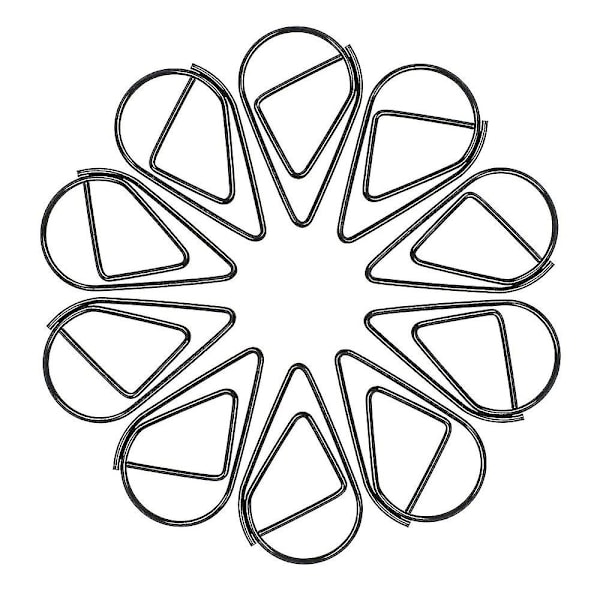 100 Papirclips, 0,8 mm Små Papirclips, Assorterede Farvede Jumbo Papirclips, Genanvendelige Store Papirclips, Store Farvede Papirclips Til Kontor Sc