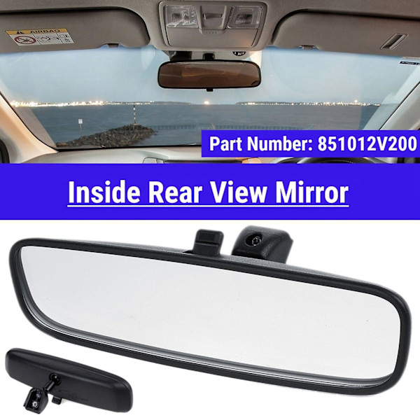 851013x100 Indvendigt Bakview Spejl Til Veloster/ Forte Bil Auto Indvendigt Bakview Spejl