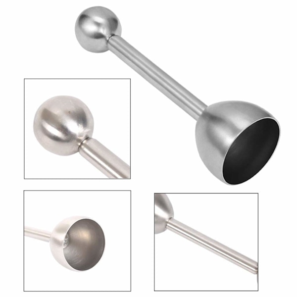 Egg Cracker Topper Cutter for Soft Boiled Eggs Stainless Steel Shell Remover Separator Kitchen Tool
