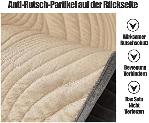 Sofatrekk, L-formet/U-formet/hjørnesofa 3/2/1-seter, sofatrekk, varmt, supermykt, fløyel sofatrekk-pledd hvit 70*70cm White